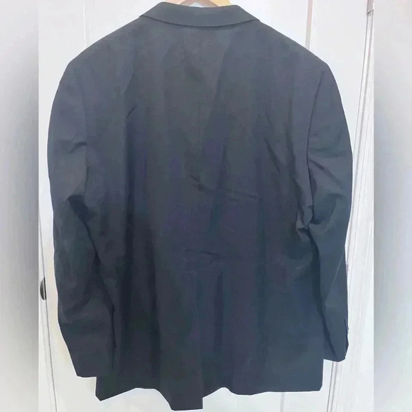 Joseph & Feiss Gold 48L Navy Blue Blazer 100% wool multiple pockets - Picture 9 of 11